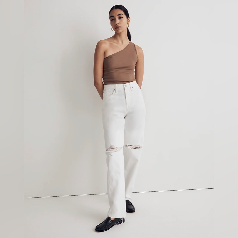 Madewell Brand White Cali Demi-Boot Casual / Fashion Jeans